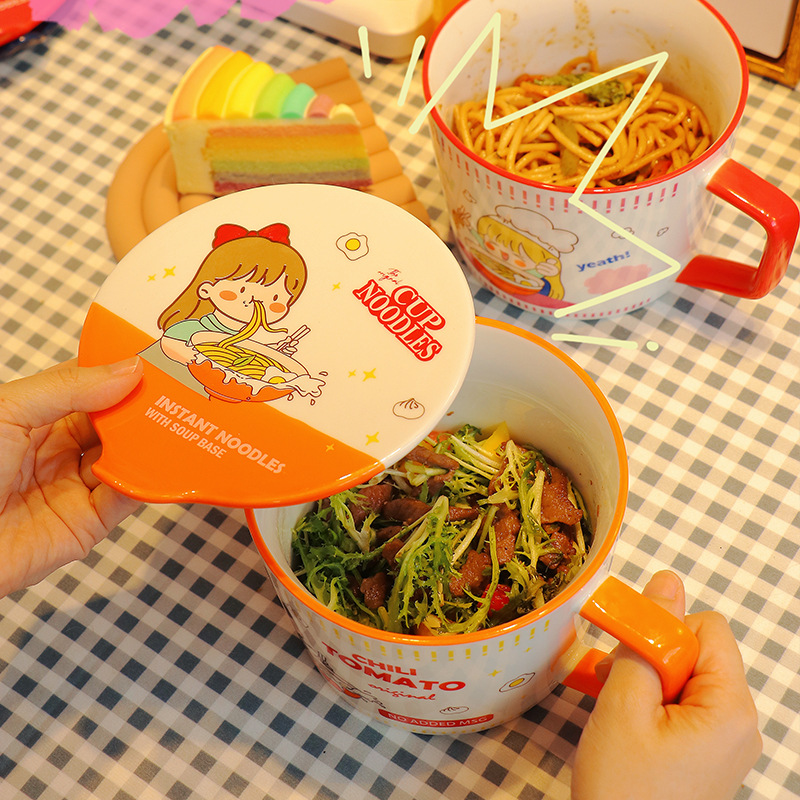 Cartoon Instant Noodle Ramen B - đánh giá và giá Dim Sum Basket