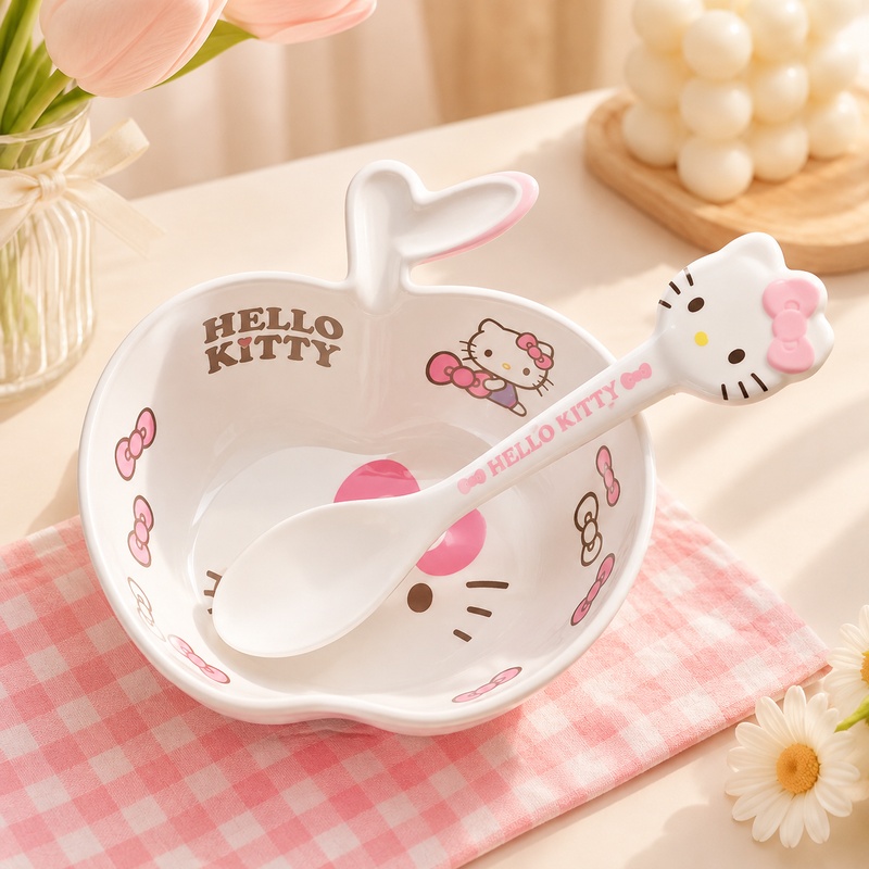 Hello Kitty melamine tableware - đánh giá và giá Dim Sum Basket