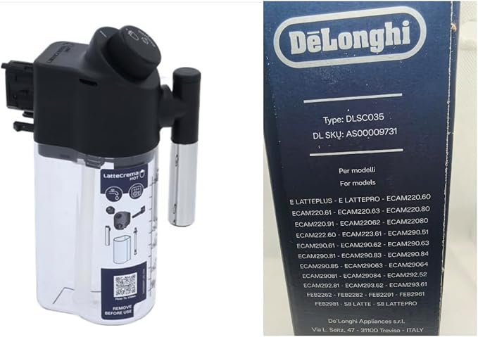 DeLonghi Milk Carafe Coffee Ma - đánh giá và giá Delonghi Espresso Magnifica