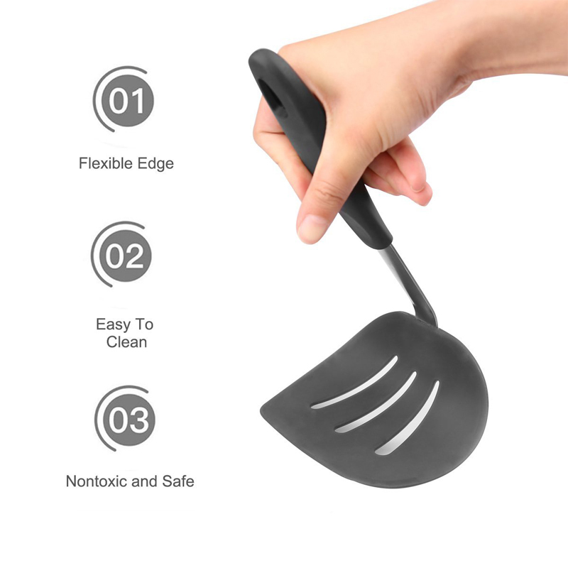 Flexible Silicone Spatula Turn - đánh giá và giá Okonomiyaki Spatula