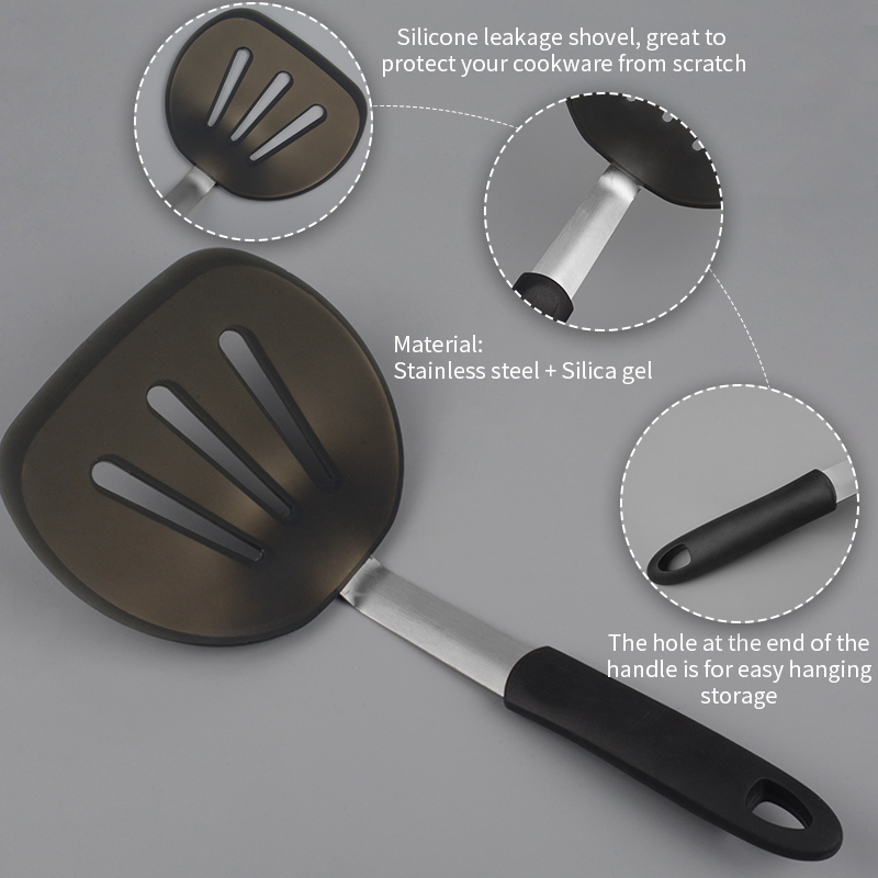 Flexible Silicone Spatula Turn - đánh giá và giá Okonomiyaki Spatula