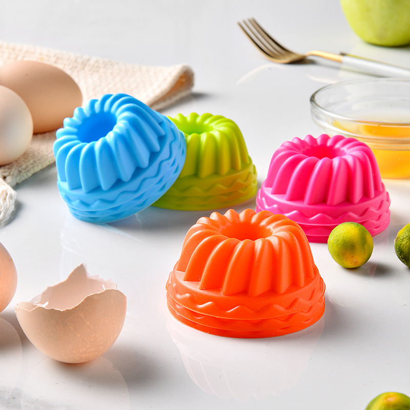 Spiral Silicone Muffin Cups Pu - đánh giá và giá Donut Mold Silicone