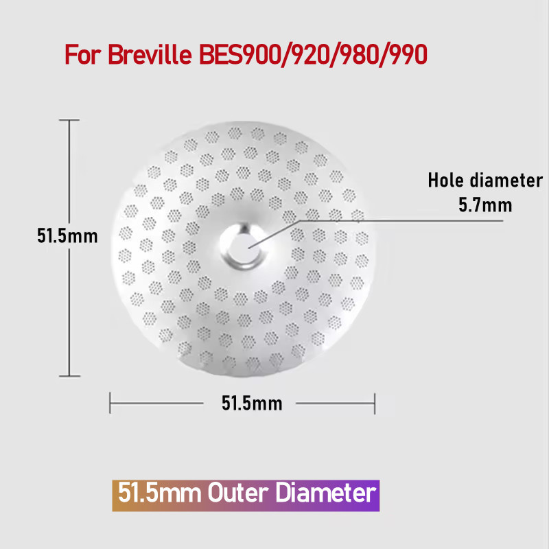 Stainless Steel Shower Screen  - đánh giá và giá Breville Espresso Bes870
