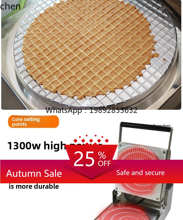 Egg Roll Machine Commercial Ic - đánh giá và giá Waffle Cone Maker