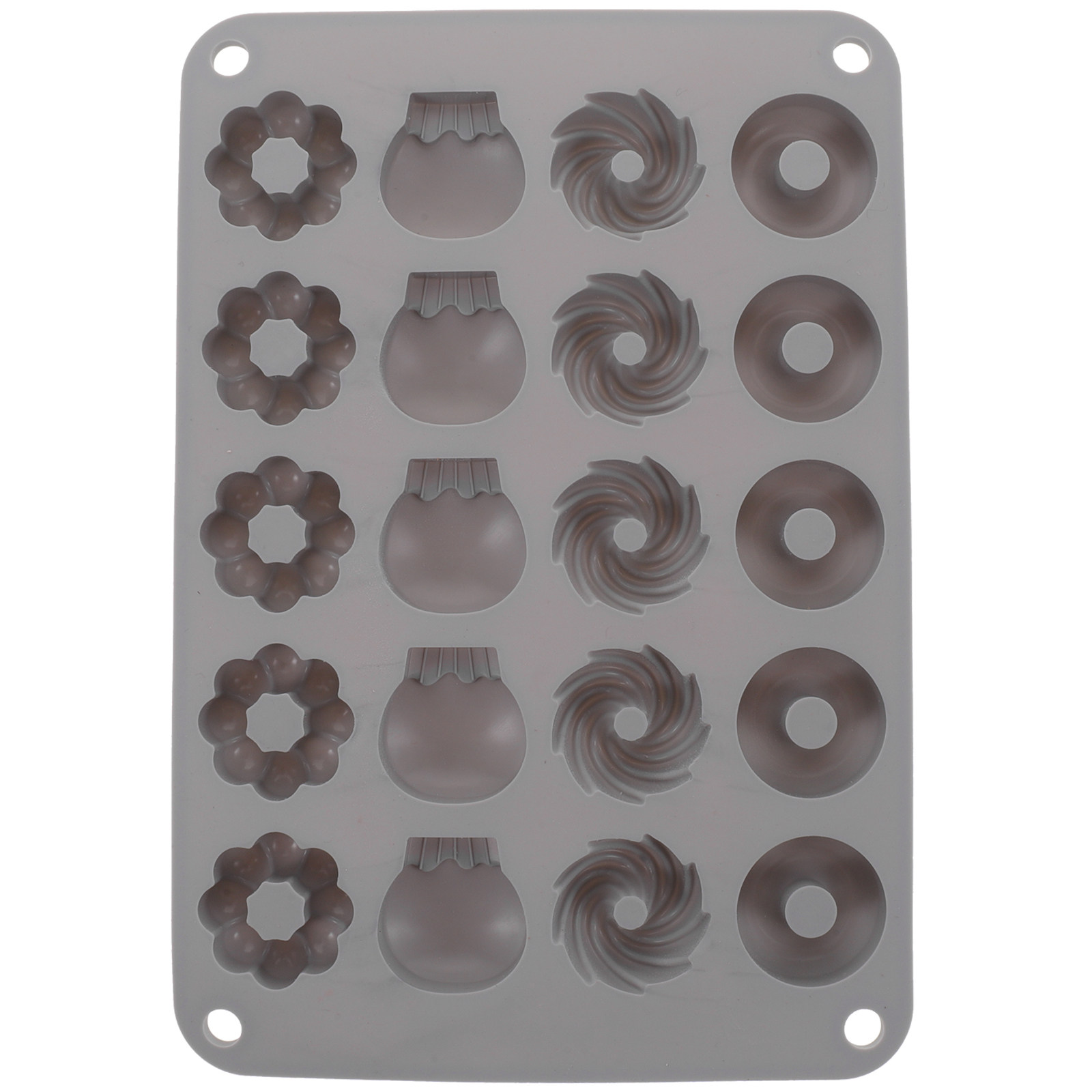 Mini Chocolate Donut Mold Sili - đánh giá và giá Donut Mold Silicone